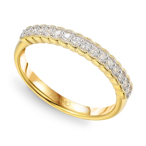 Obrączka z diamentami, 2,7 mm (O-R83211 Y)