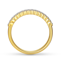 Obrączka z diamentami, 2,7 mm (O-R83211 Y): 7 - zdjęcie: 4