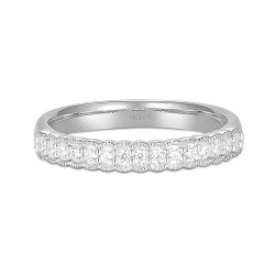 Obrączka z diamentami, 2,7 mm (O-R83211 W): 7 - zdjęcie: 2