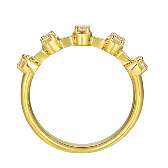 Pierścionek obrączkowy z diamentami, 2,2 mm (O-R83040 Y): 7