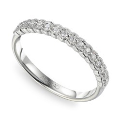 Obrączka z diamentami (O-R87870 W): 7 - zdjęcie: 2