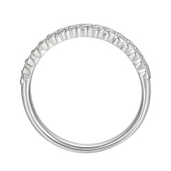 Obrączka z diamentami (O-R87870 W): 7 - zdjęcie: 4