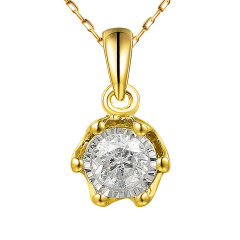 Zawieszka z diamentem (P88312 Y 0,23ct)