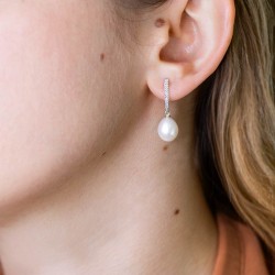 Komplet biżuterii z perłami i diamentami (Komplet 21600 W) - zdjęcie: 5