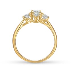 Pierścionek z diamentami R43032 Y 0,32ct: 15 - zdjęcie: 5