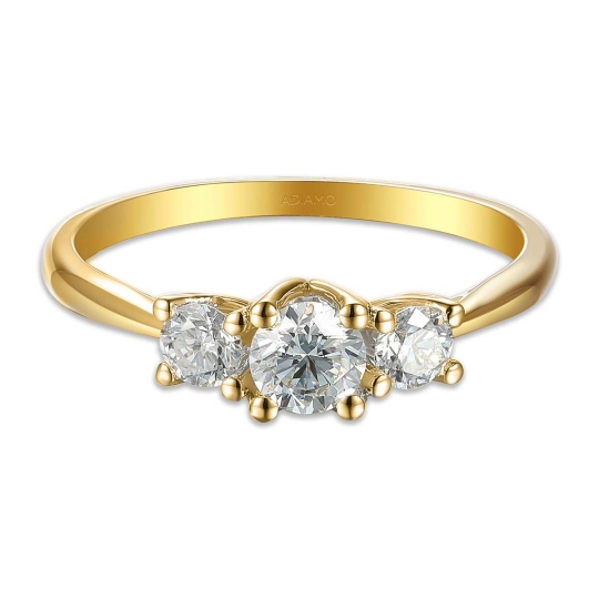 Pierścionek z diamentami R43032 Y 0,32ct: 15