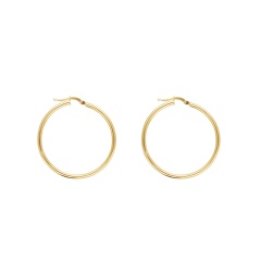 Kolczyki złote koła (E1473B Y)