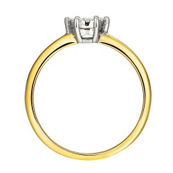 Pierścionek z diamentami (R48553 YW): 10 - zdjęcie: 5