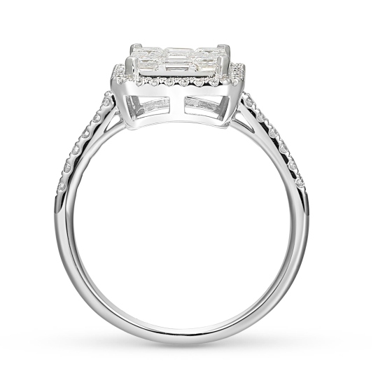 Pierścionek z diamentami (R68048 W): 8