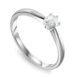 Pierścionek z diamentem białe złoto pr.585 R34130 0,25ct: 8 - zdjęcie: 2