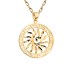 Zawieszka złote słońce (P00426 Y)