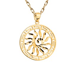 Zawieszka złote słońce (P00426 Y) - zdjęcie: 2