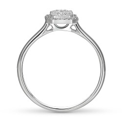 Pierścionek z diamentami (R59436 W): 15 - zdjęcie: 4