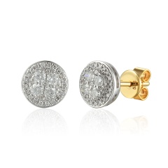 Kolczyki z diamentami (E61528 YW S)