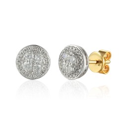 Kolczyki z diamentami (E61528 YW S) - zdjęcie: 2