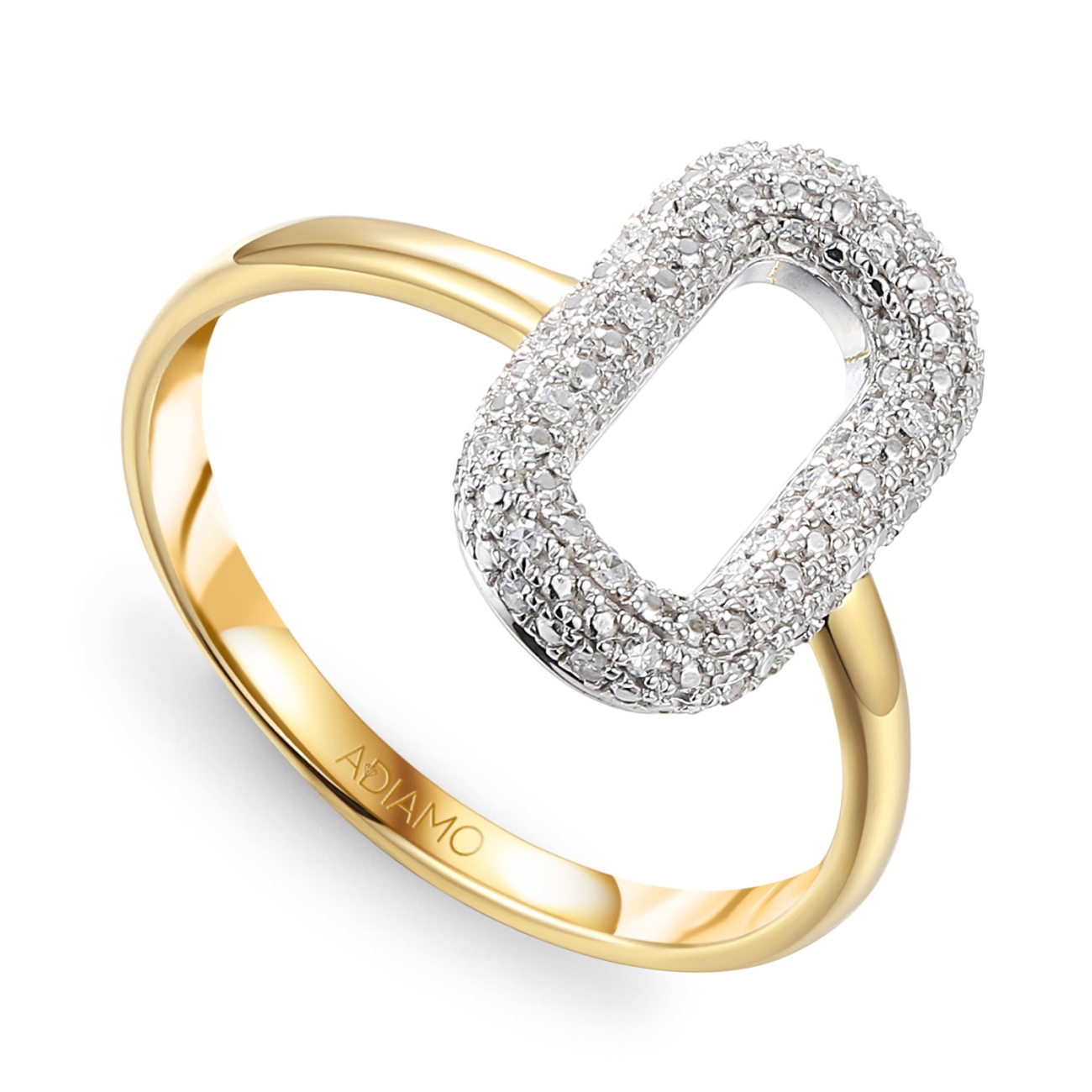 Pierścionek z diamentami (R95044 YW)