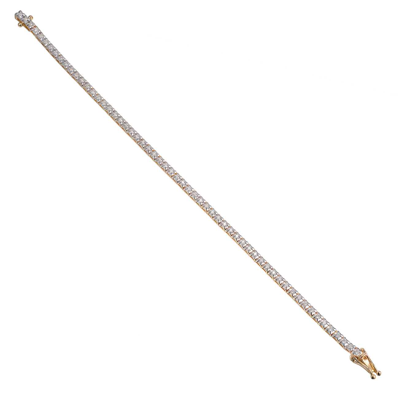 Bransoletka tenisowa z diamentami 1 ct (B08914 Y)