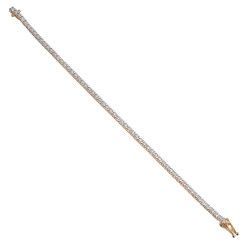 Bransoletka tenisowa z diamentami 1 ct (B08914 Y) - zdjęcie: 2