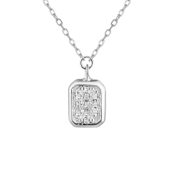Naszyjnik z diamentami (N11777 W) - zdjęcie: 2