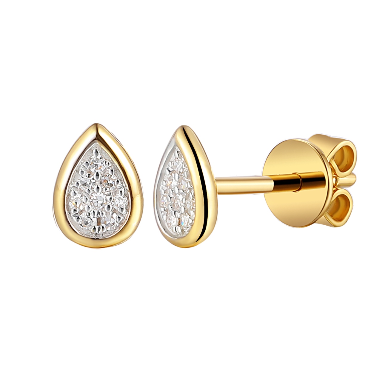 Kolczyki z diamentami (E96274 Y S)