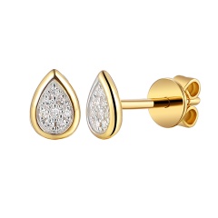 Kolczyki z diamentami (E96274 Y S)