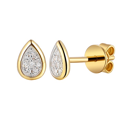 Kolczyki z diamentami (E96274 Y S)