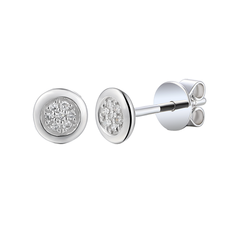 Kolczyki z diamentami (E96273 W S)