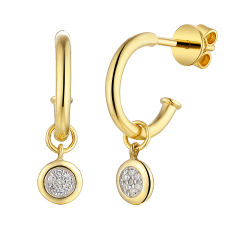 Kolczyki z diamentami (E96273 Y SW)