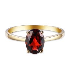 Pierścionek z granatem (R43062 Y GT)