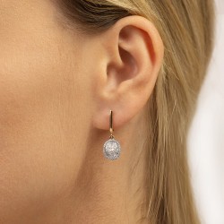 Kolczyki z diamentami (E95393 Y A) - zdjęcie: 3