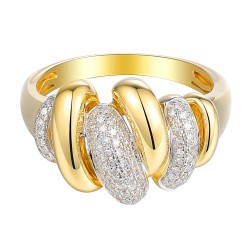 Pierścionek z diamentami (R95431 Y) - zdjęcie: 4