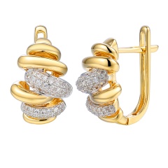 Kolczyki z diamentami (E95431 Y A)