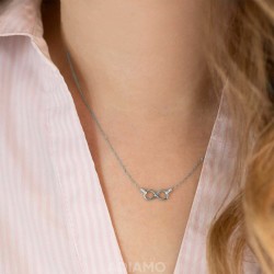 Naszyjnik z diamentami (N05640 W C) - zdjęcie: 3