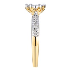 Pierścionek z diamentami (R73487 Y): 10 - zdjęcie: 4