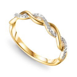 Pierścionek z diamentami (R79256 Y) - zdjęcie: 2