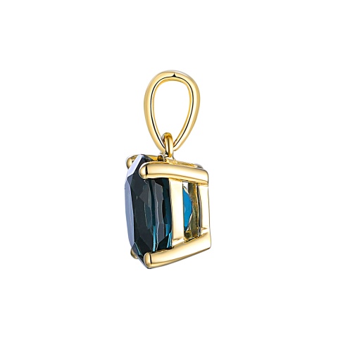 Zawieszka z london blue topazem