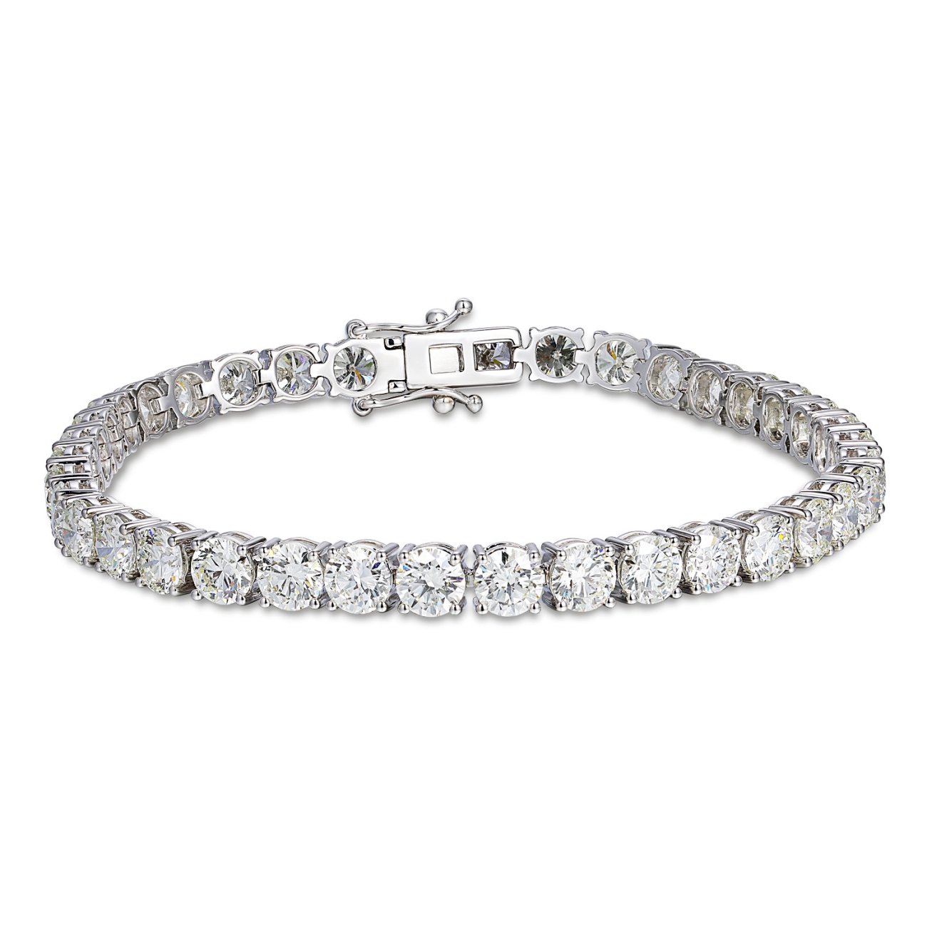 Bransoletka tenisowa z diamentami 15 ct (B01538 W)