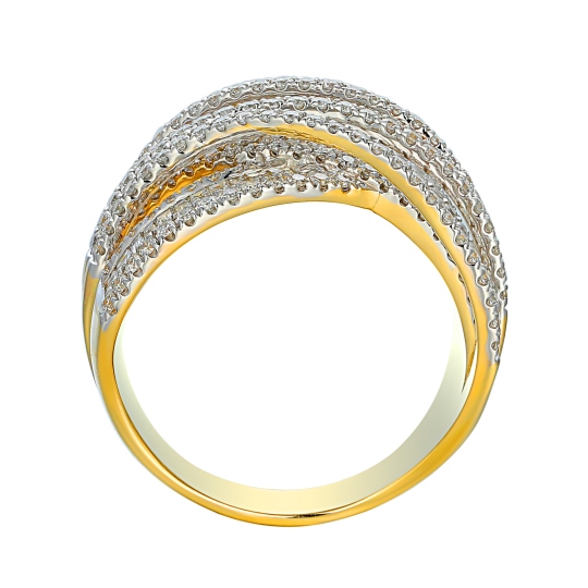 Pierścionek z diamentami (R90140 Y): 9