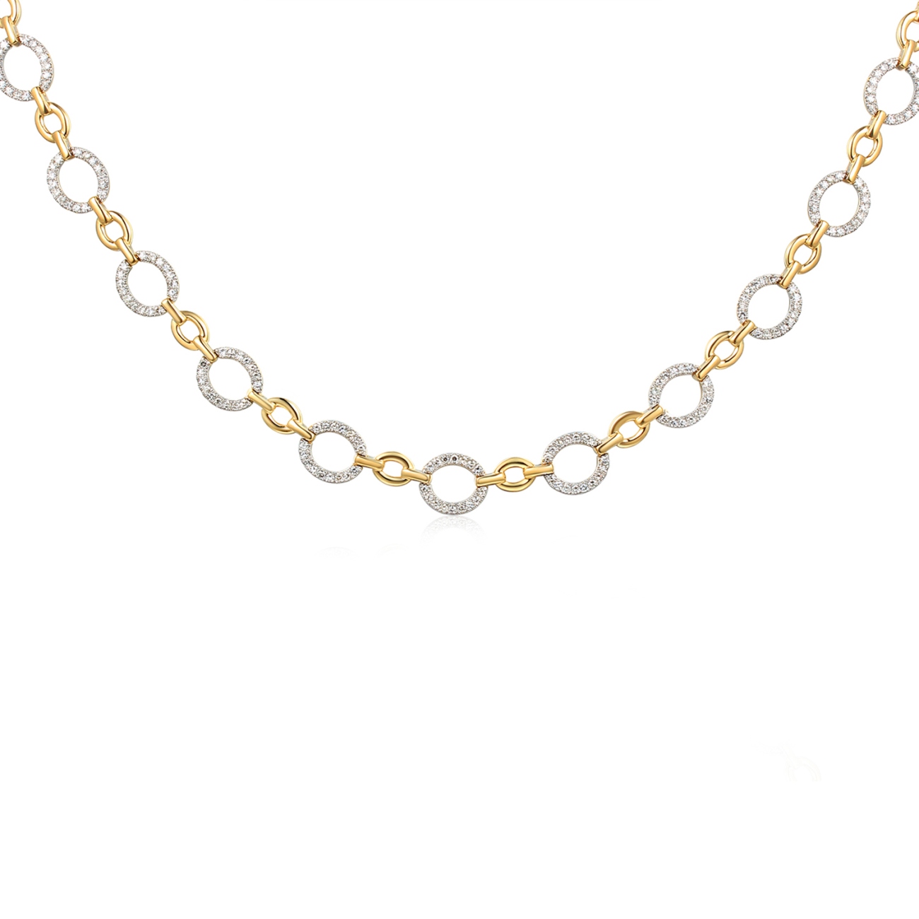 Naszyjnik z diamentami (N09103 Y)