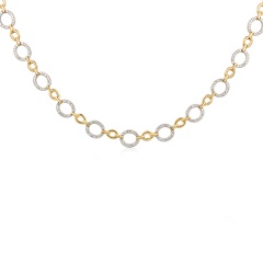 Naszyjnik z diamentami (N09103 Y)