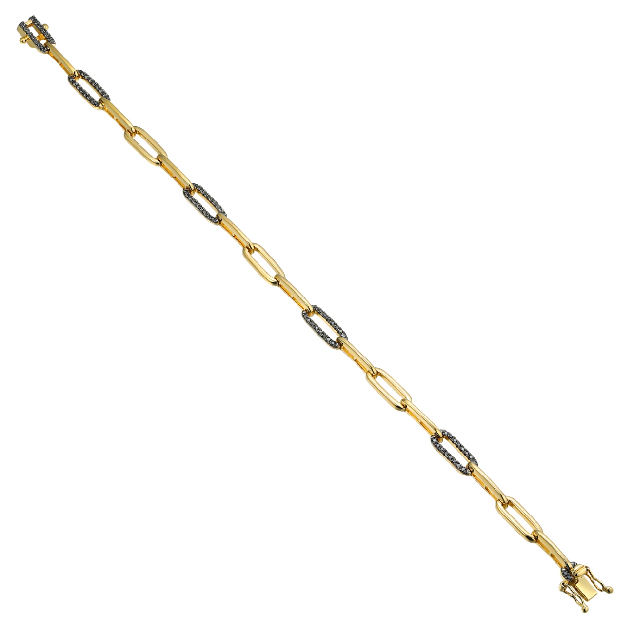 Bransoletka z czarnymi diamentami (B08580 Y BD)