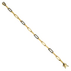 Bransoletka z czarnymi diamentami (B08580 Y BD)