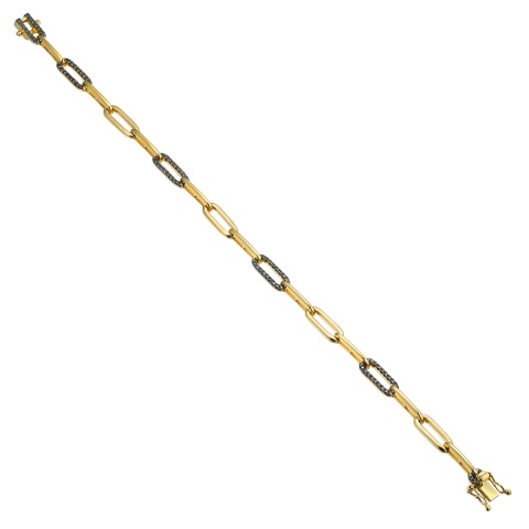 Bransoletka z czarnymi diamentami (B08580 Y BD)