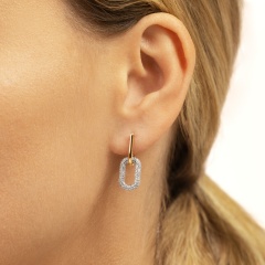 Kolczyki z diamentami (E95044 YW A)