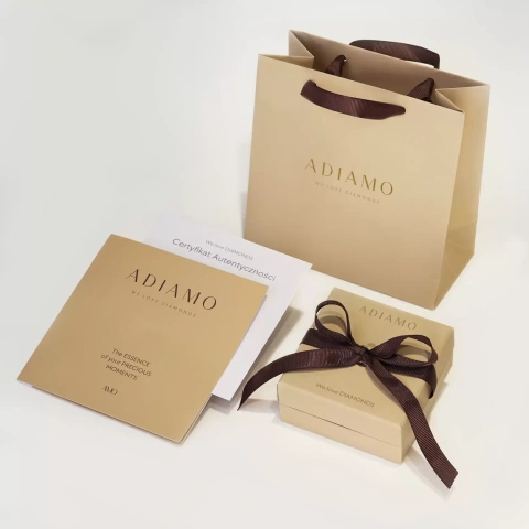 Pierścionek z diamentami (R74222 YW 0,28 ct)
