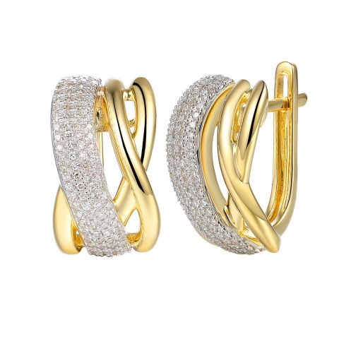 Kolczyki z diamentami (E95404 Y)