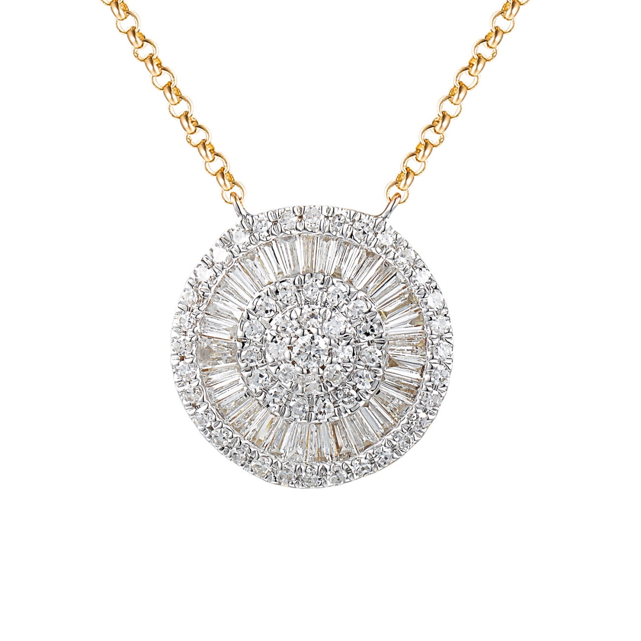 Naszyjnik z diamentami (N11876 Y)