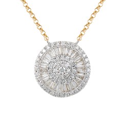 Naszyjnik z diamentami (N11876 Y) - zdjęcie: 2