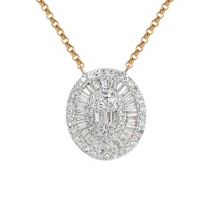 Naszyjnik z diamentami (N11877 Y)