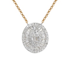 Naszyjnik z diamentami (N11877 Y)